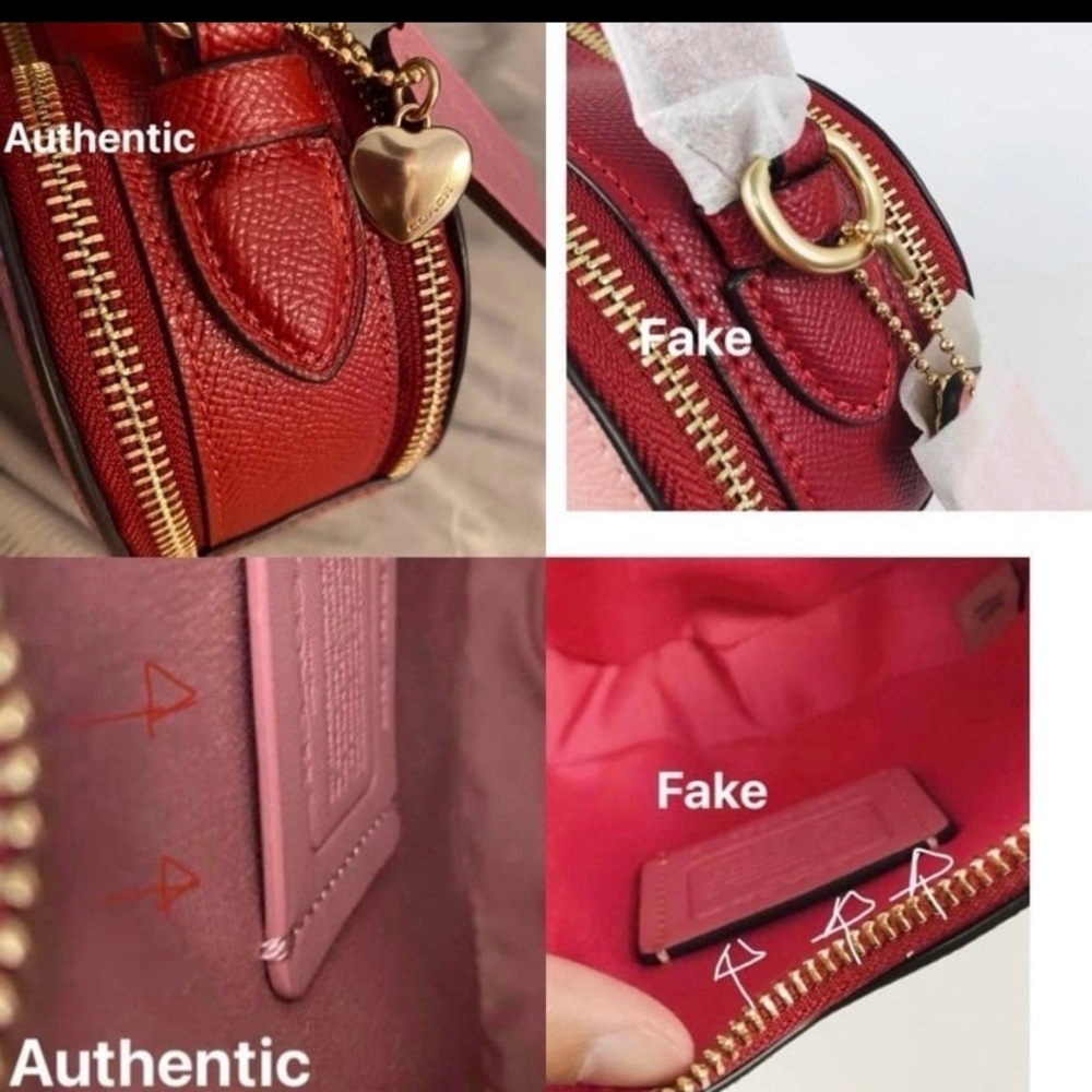 Coach heart crossbody bag